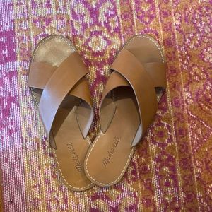 Madewell Leather Criss Cross Sandal